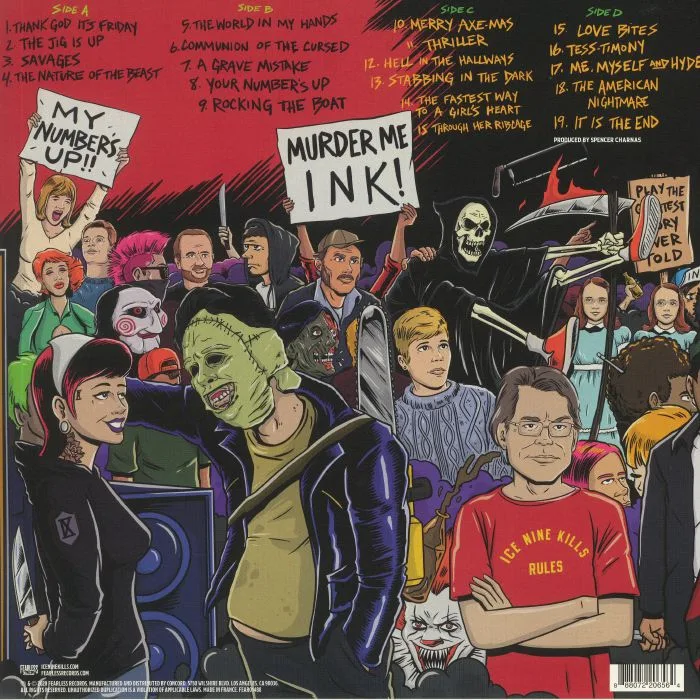 Back cover — ICE NINE KILLS — I Heard They Kill Live