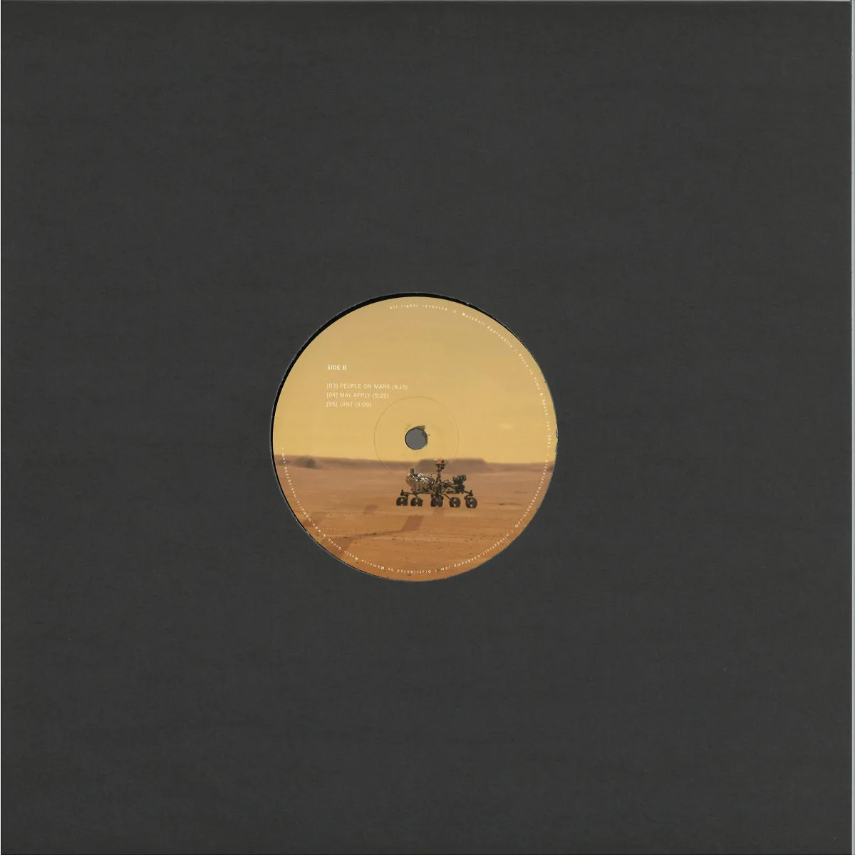Обратная сторона обложки — Marshall Applewhite — Lowercase EP