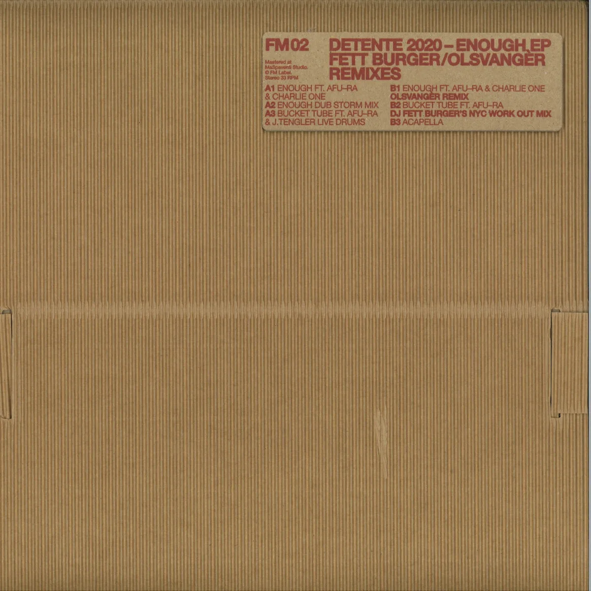 Detente 2020 — Enough EP