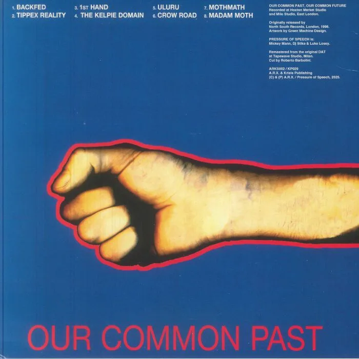 Обратная сторона обложки — PRESSURE OF SPEECH — Our Common Past Our Common Future