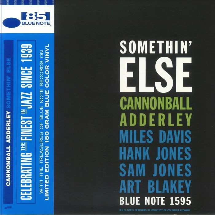 Лицевая сторона обложки — Cannonball ADDERLEY — Somethin' Else (reissue)