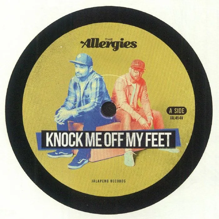 Лицевая сторона обложки — The ALLERGIES — Knock Me Off My Feet