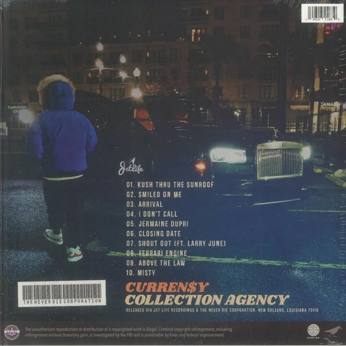 Обратная сторона обложки — CURRENSY — Collection Agency (5th Anniversary Edition)