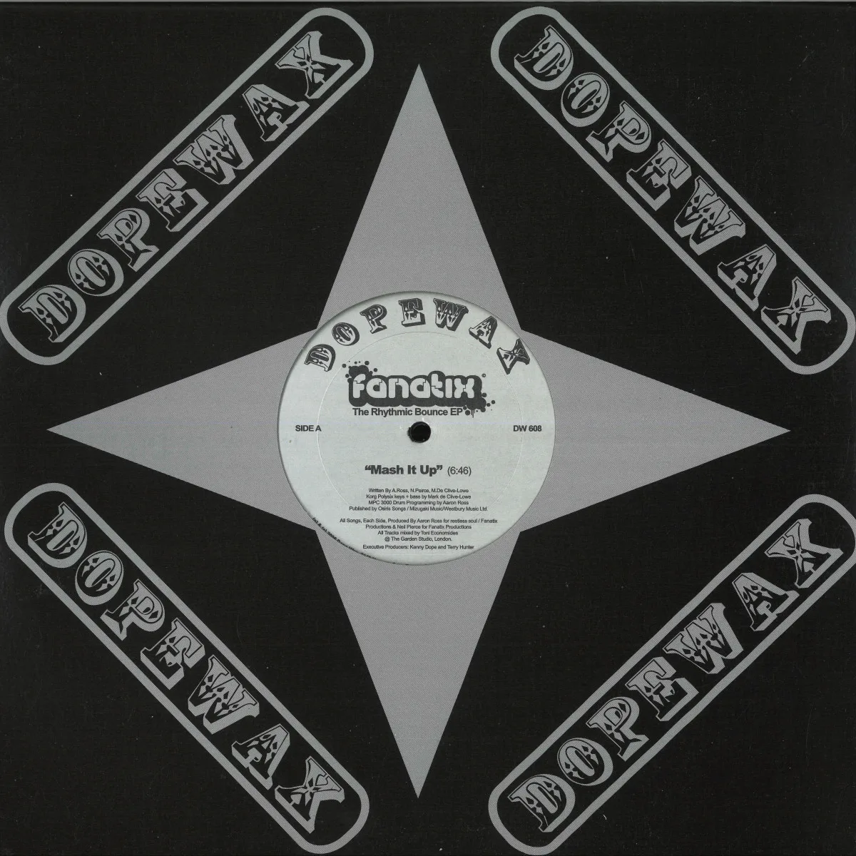 Front cover — Fanatix — The Rhythmic Bounce EP