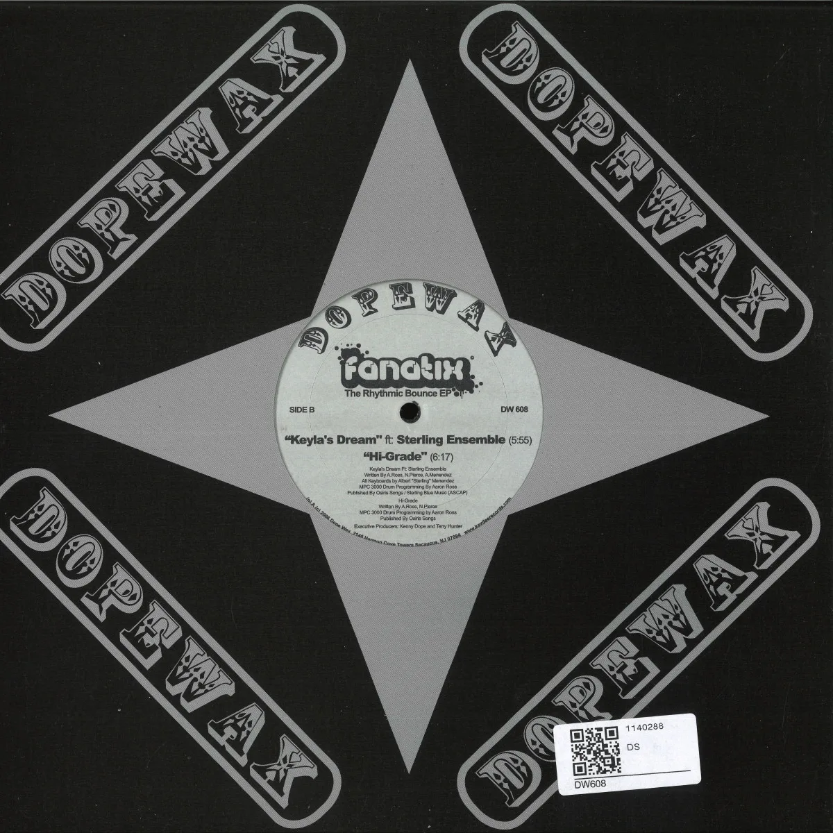 Back cover — Fanatix — The Rhythmic Bounce EP
