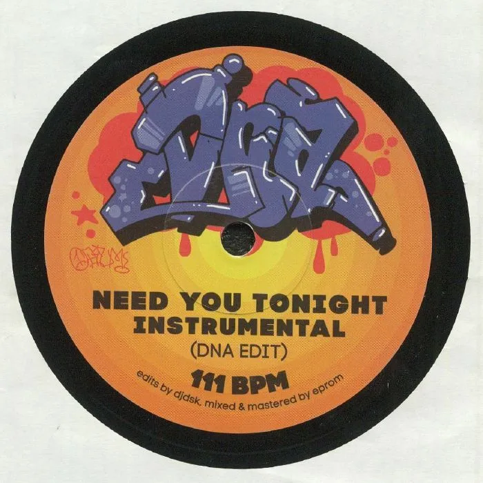 Back cover — DJ DSK — DNA Edits Instrumentals Vol 2