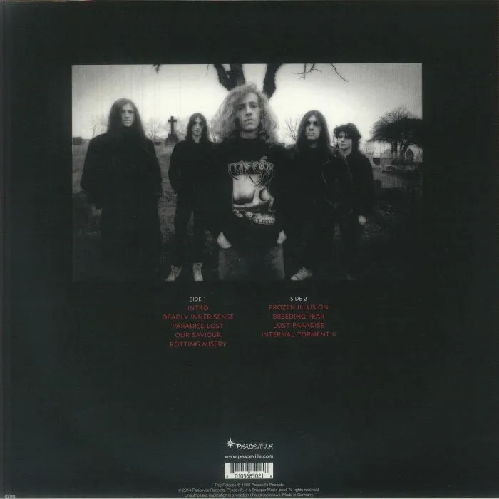 Обратная сторона обложки — PARADISE LOST — Lost Paradise (reissue)