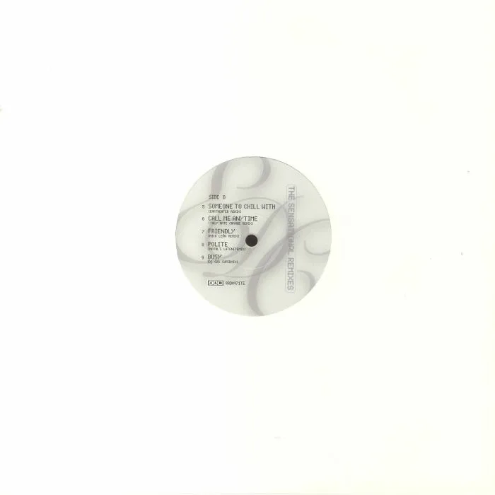 Обратная сторона обложки — Erika DE CASIER — The Sensational Remixes (Record Store Day RSD 2022)