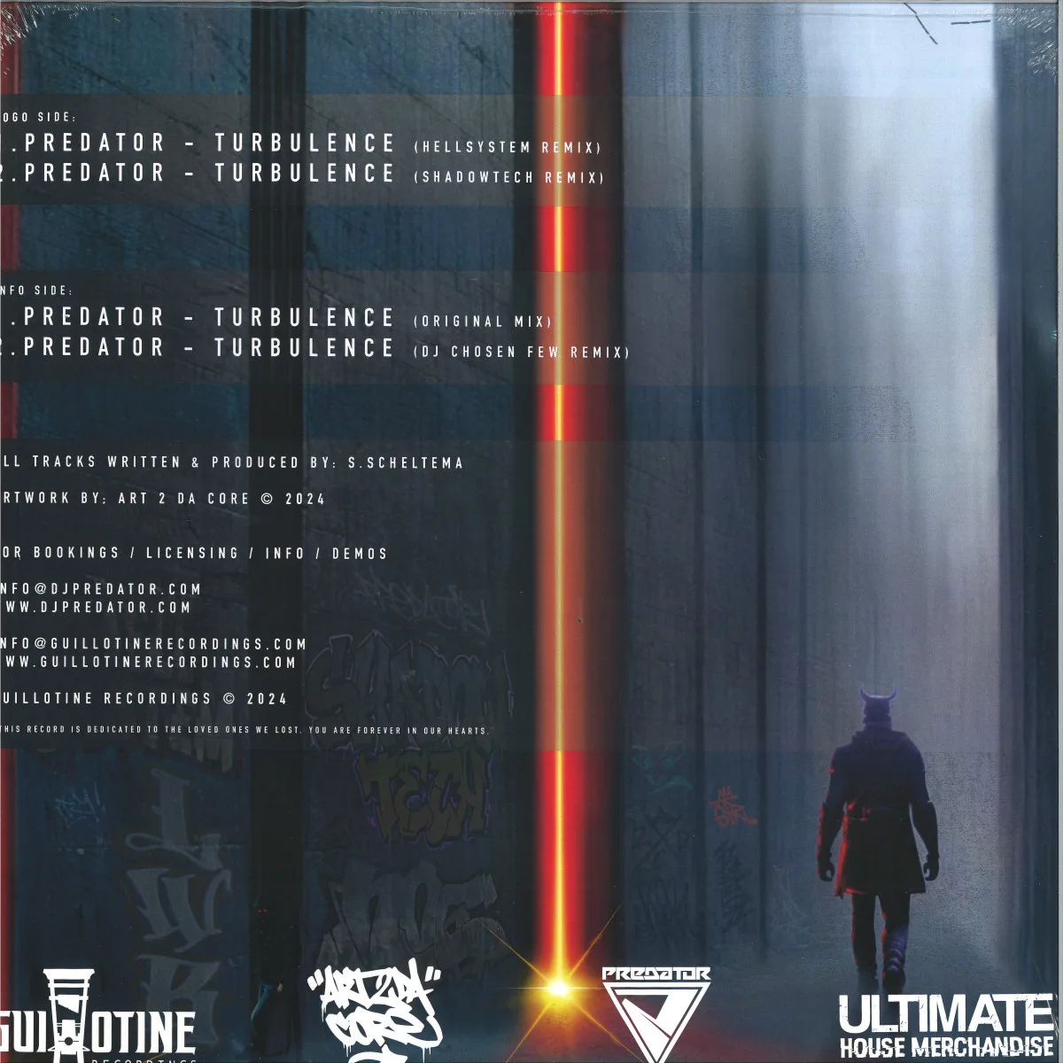 Обратная сторона обложки — Predator — Turbulence