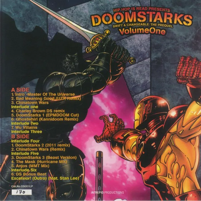 Обратная сторона обложки — DOOMSTARKS — Swift & Changeable: The Prequel Vol 1