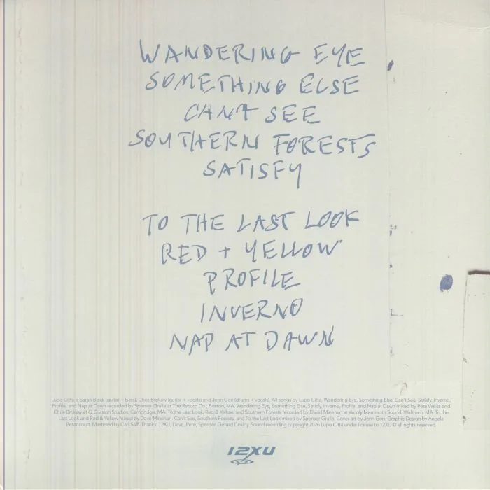 Back cover — LUPO CITTA — Inverno