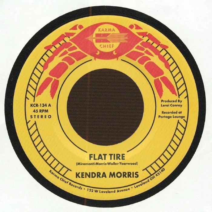 Лицевая сторона обложки — Kendra MORRIS — Flat Tire
