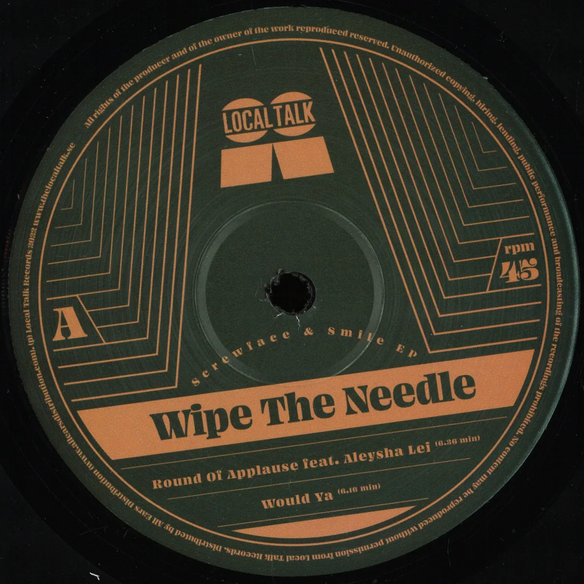 Wipe The Needle — SCREWFACE & SMILE EP