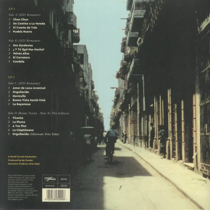 Обратная сторона обложки — BUENA VISTA SOCIAL CLUB — Buena Vista Social Club (25th Anniversary Edition)