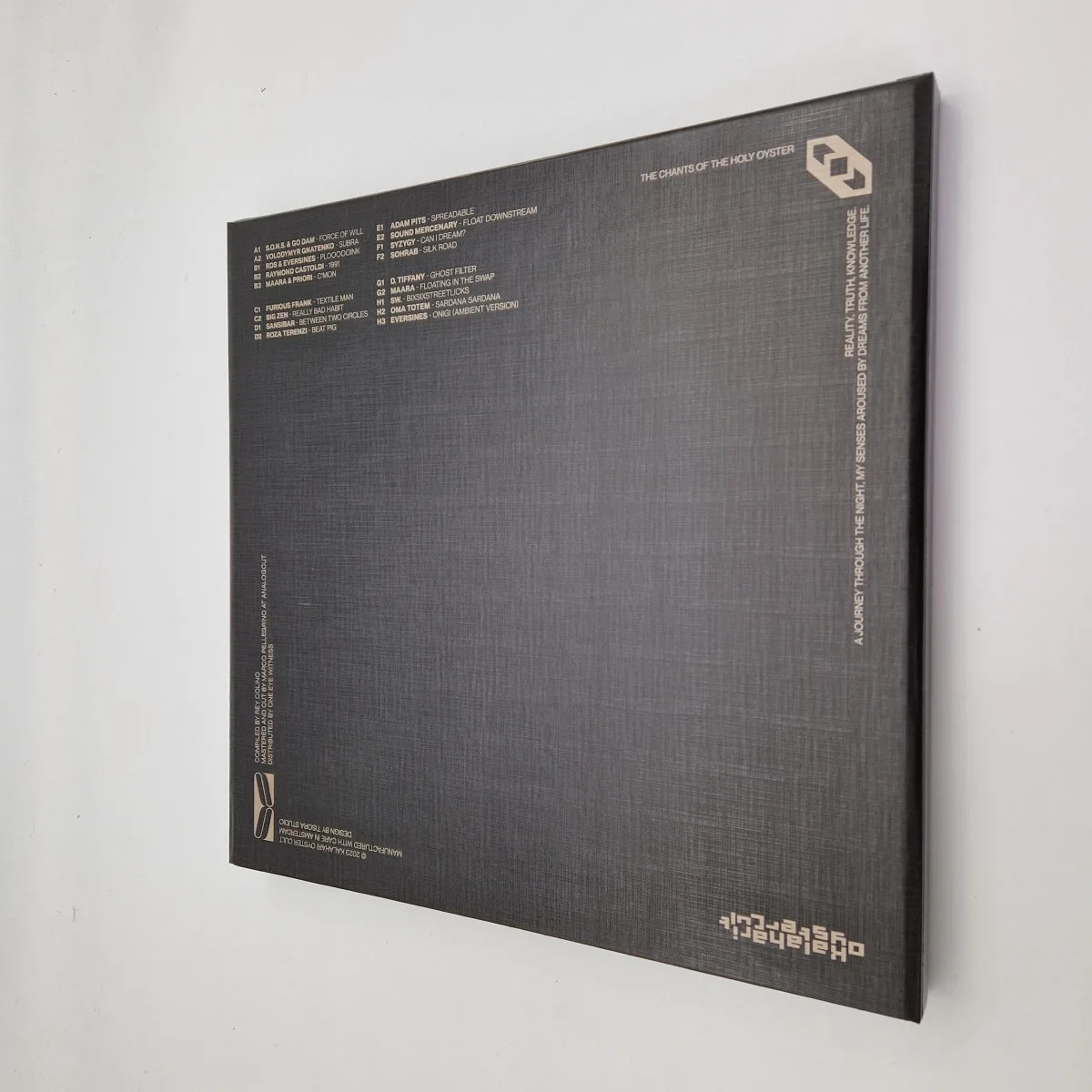 Back cover — Various — The Chants Of The Holy Oyster LP 4x12"