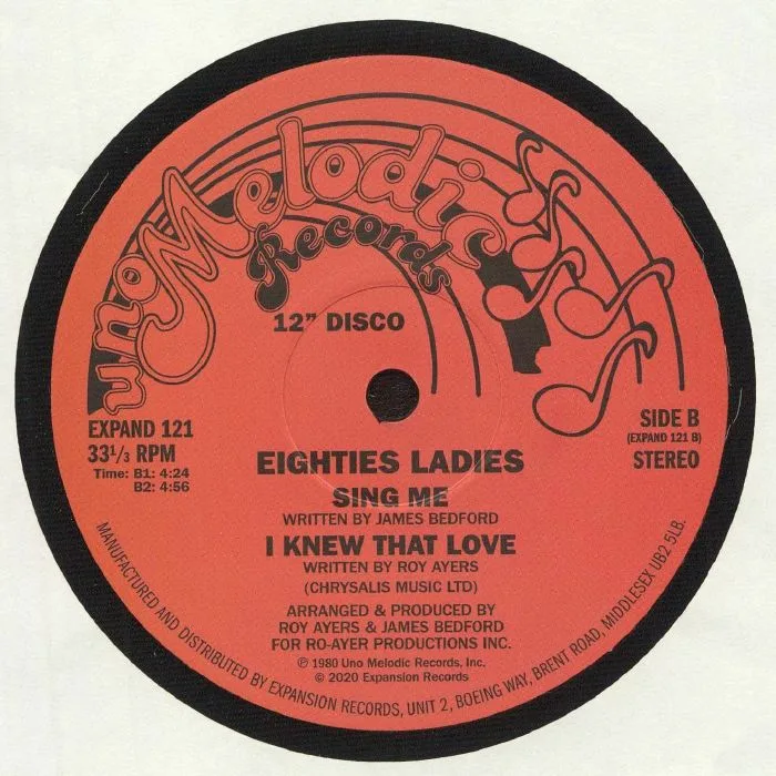 Back cover — EIGHTIES LADIES — Turned On To You (reissue)