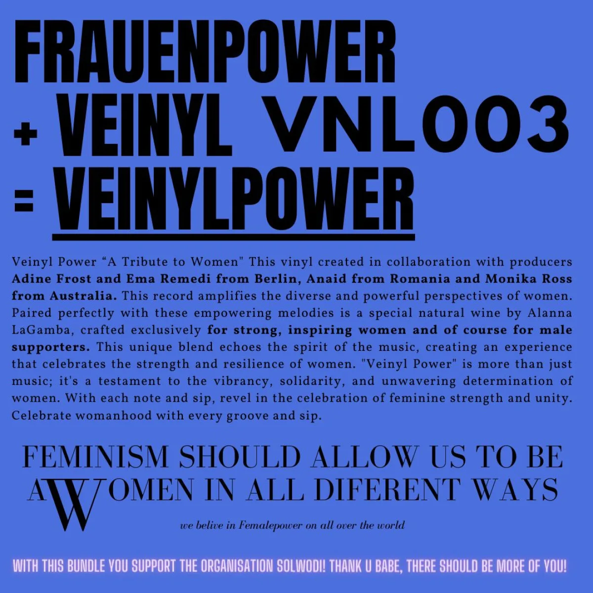 Back cover — Various — VNL 003