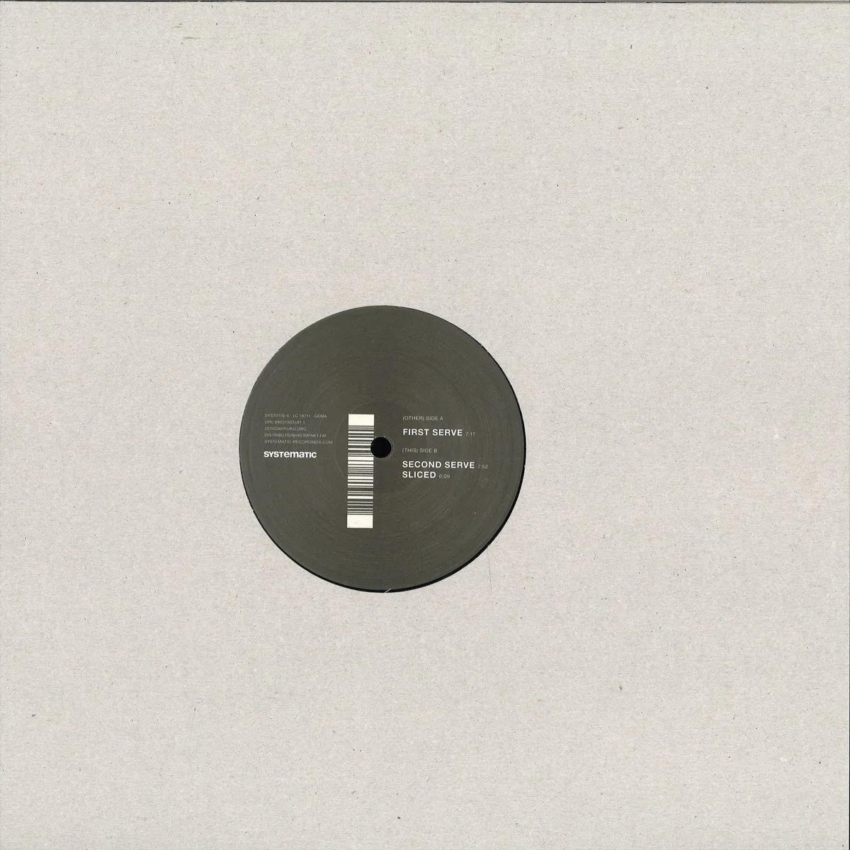 Back cover — Andre Hommen — Serve Ep