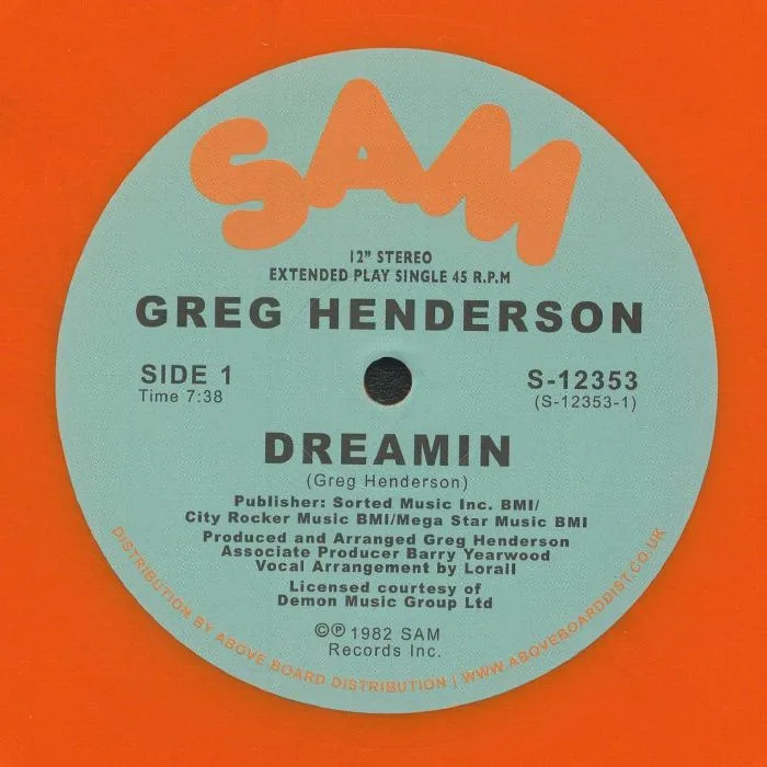 Greg Henderson — Dreamin'