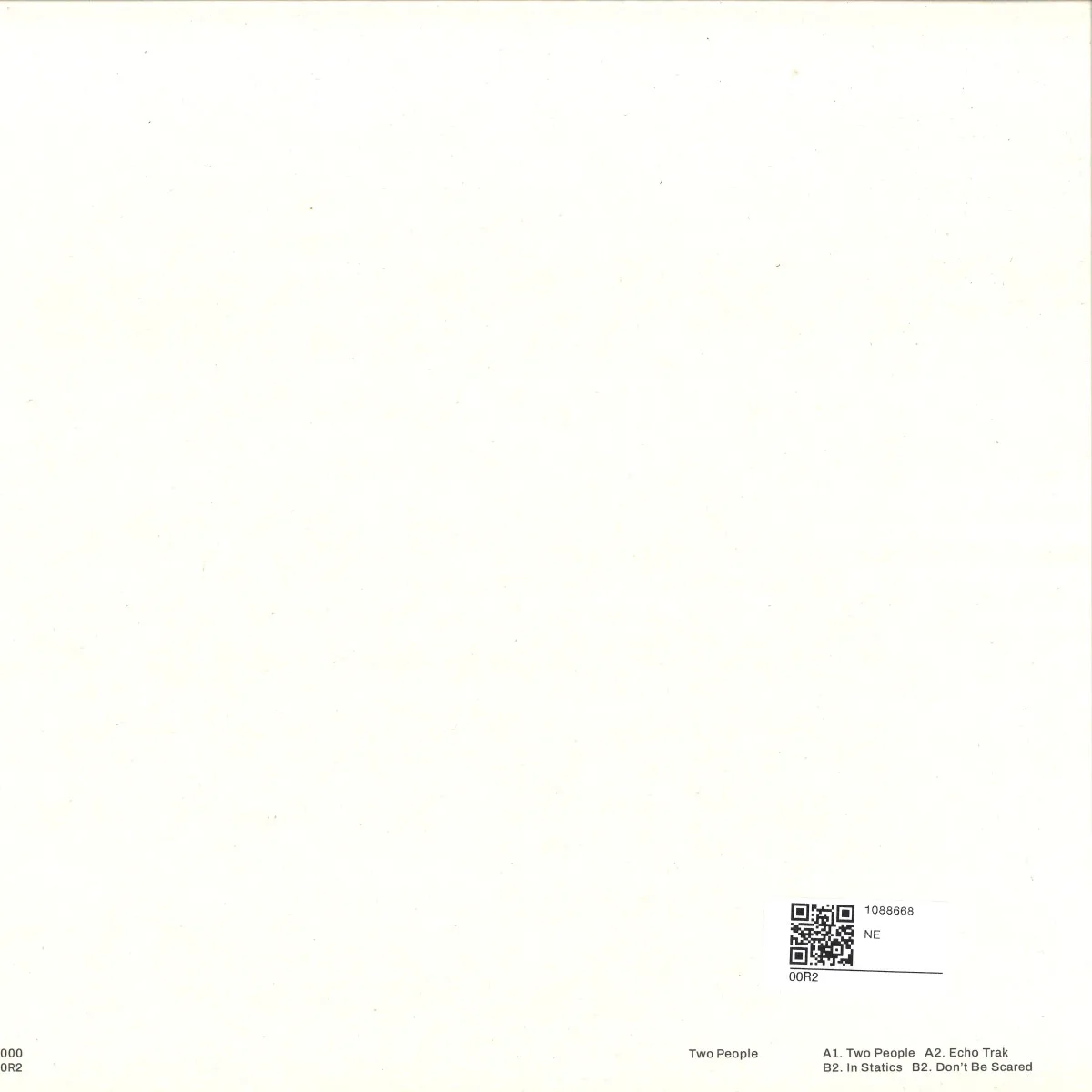 Back cover — nthng — Two People