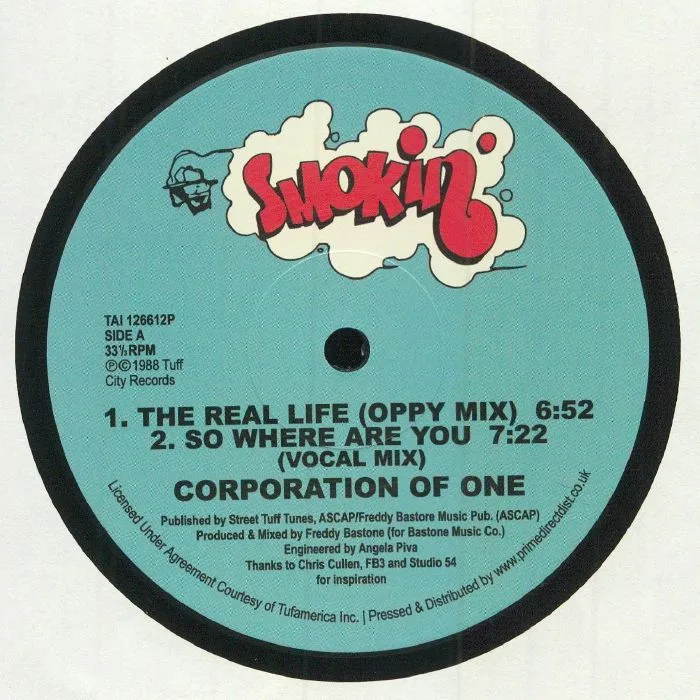Front cover — CORPORATION OF ONE — So Where Are You (Record Store Day 2020)