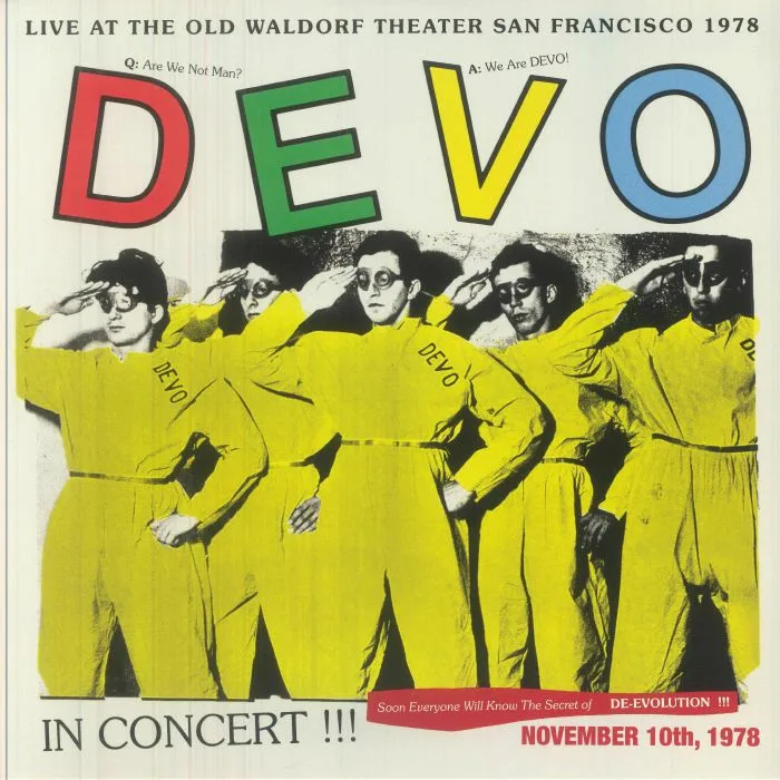DEVO — Live At The Old Waldorf San Francisco 1978 (B-STOCK)