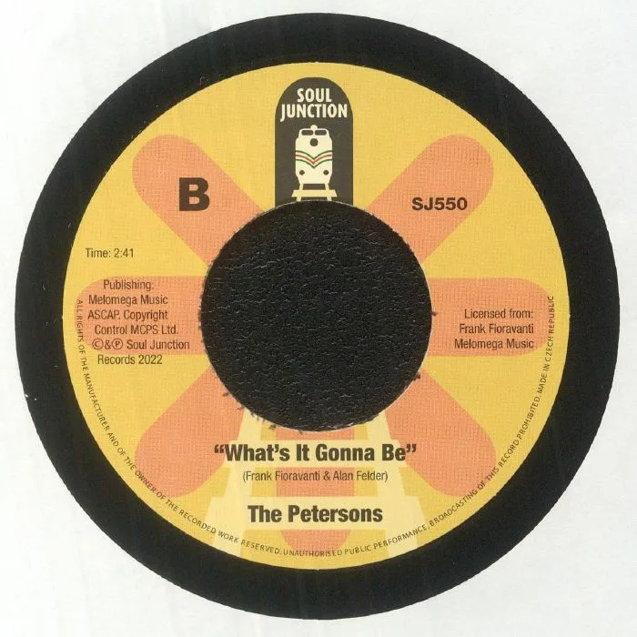 Back cover — The PETERSONS — Just What I've Been Looking For