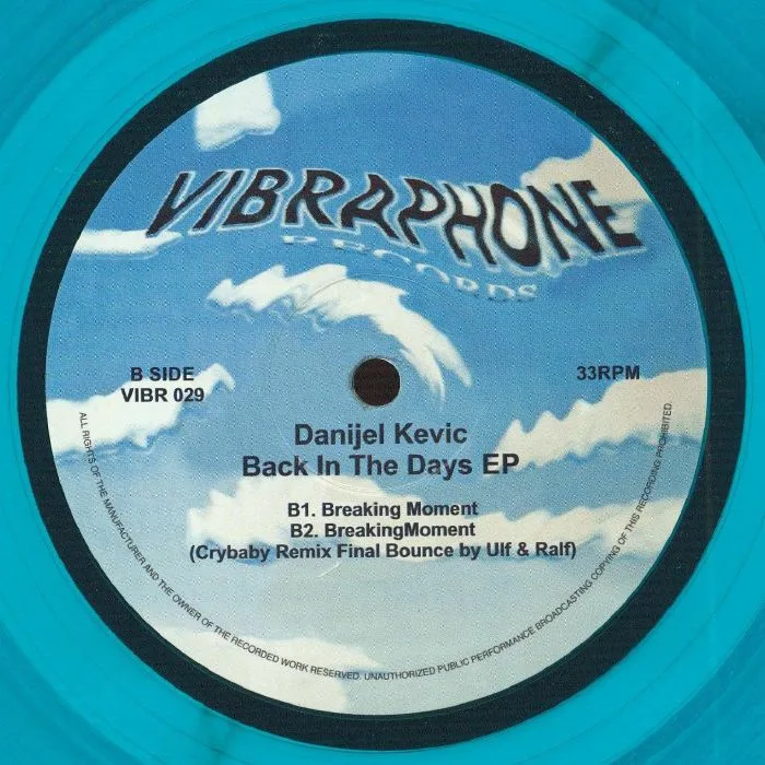 Обратная сторона обложки — Danijel KEVIC — Back In The Days EP