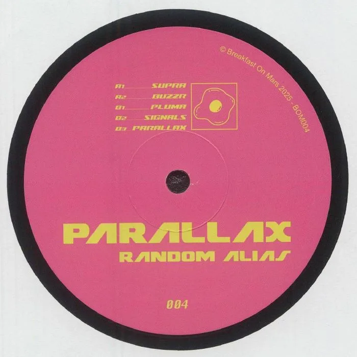 Front cover — RANDOM ALIAS — Parallax