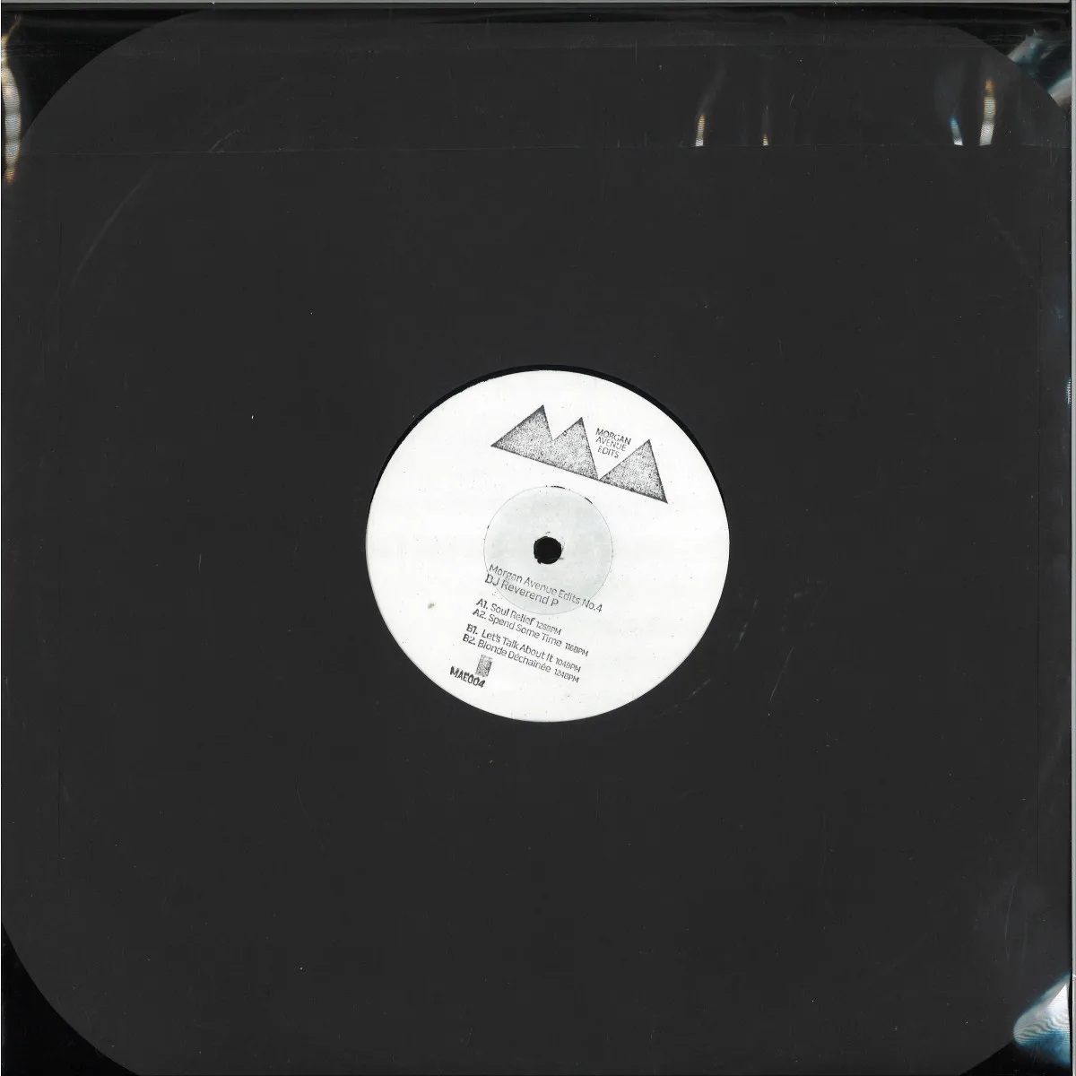 Back cover — Dj Reverend P — Morgan Avenue Edits No. 4