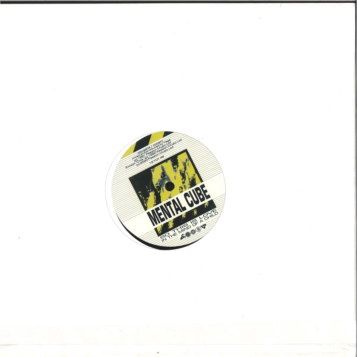Back cover — Mental Cube — MENTAL CUBE EP