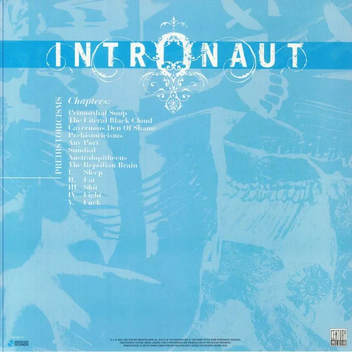 Back cover — INTRONAUT — Prehistoricisms (reissue)