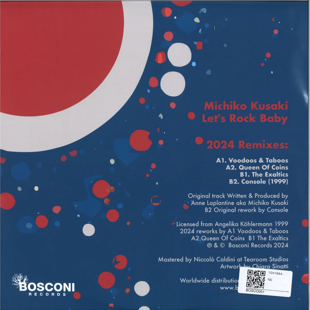 Back cover — MICHIKO KUSAKI — LET'S ROCK BABY EP