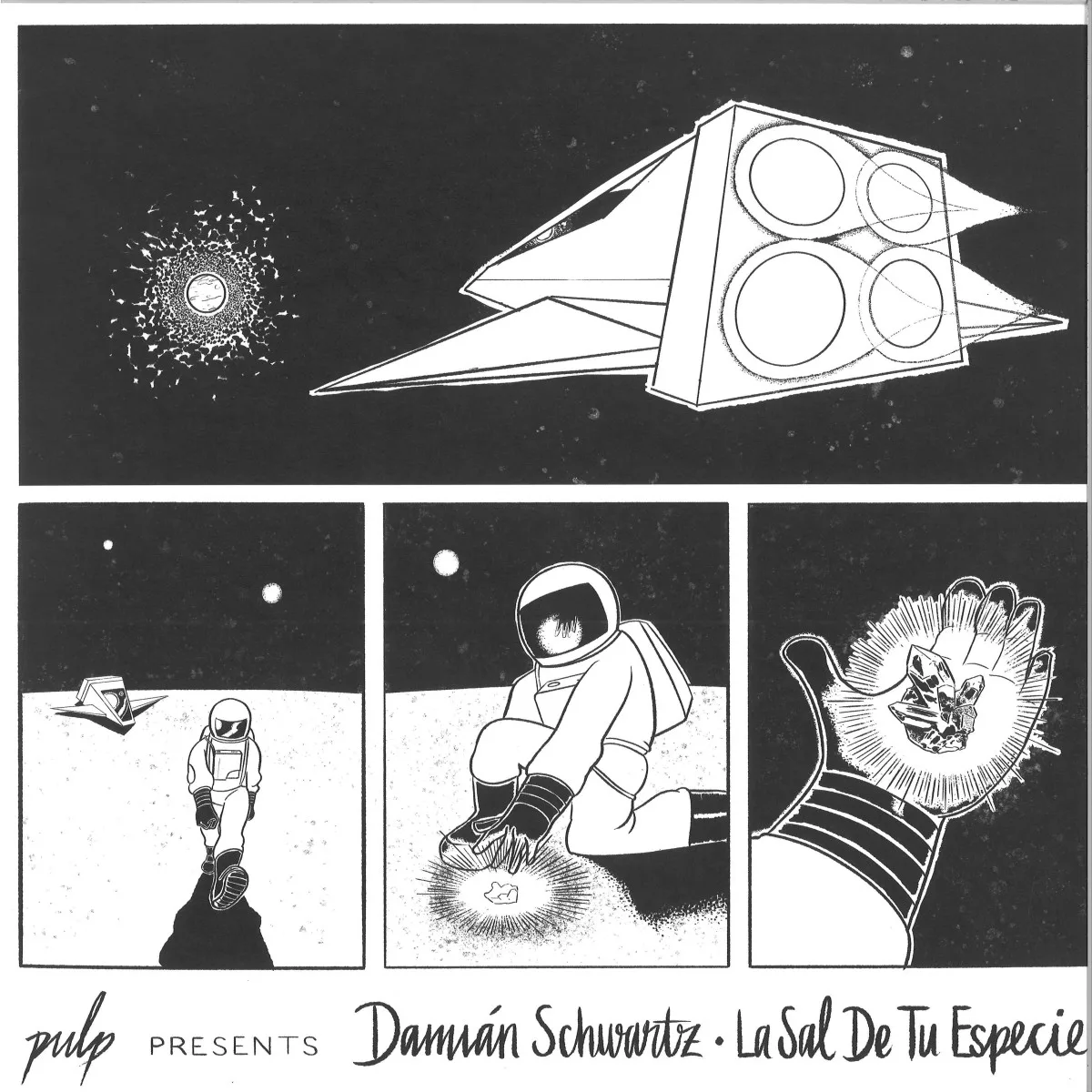 Лицевая сторона обложки — Damián Schwartz — La Sal De Tu Especie 2x12"