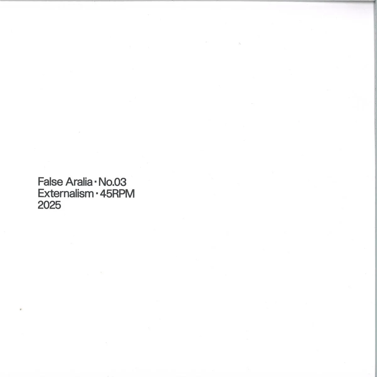 Back cover — Externalism — False 03