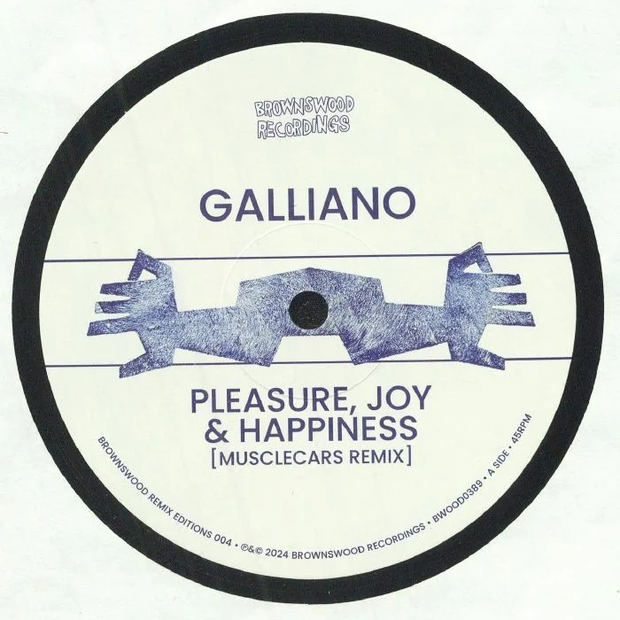Front cover — GALLIANO — Brownswood Remix Editions 004