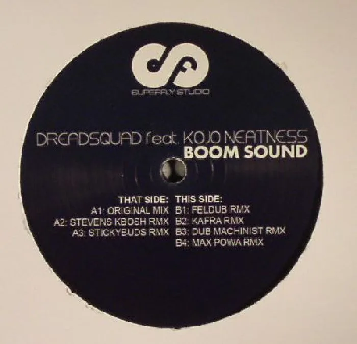 Back cover — DREADSQUAD feat KOJO NEATNESS — Boom Sound
