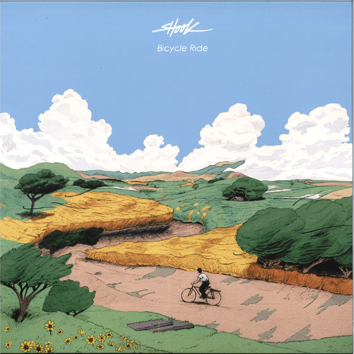 Лицевая сторона обложки — SHOOK — BICYCLE RIDE LP