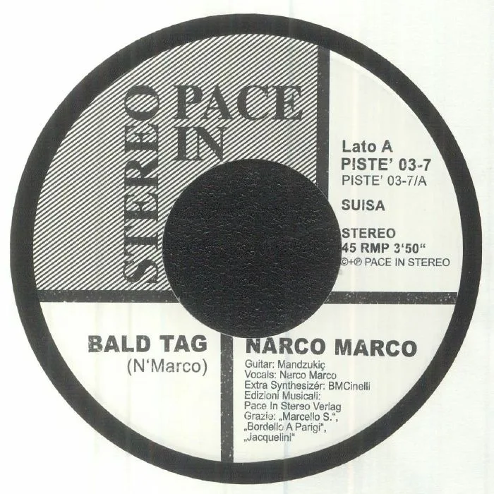 Front cover — NARCO MARCO — Bald Tag