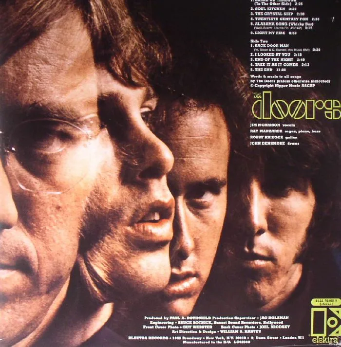 Back cover — The DOORS — The Doors