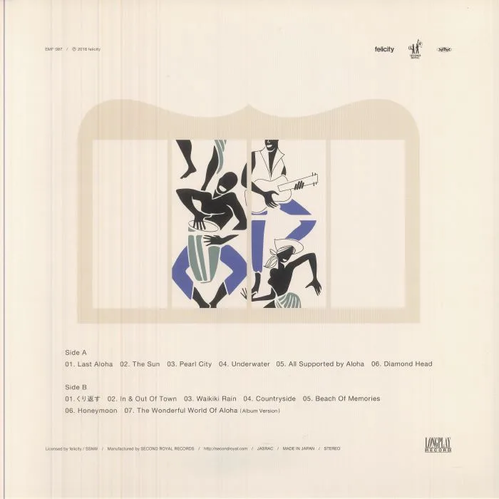 Back cover — HALFBY — Last Aloha (reissue)