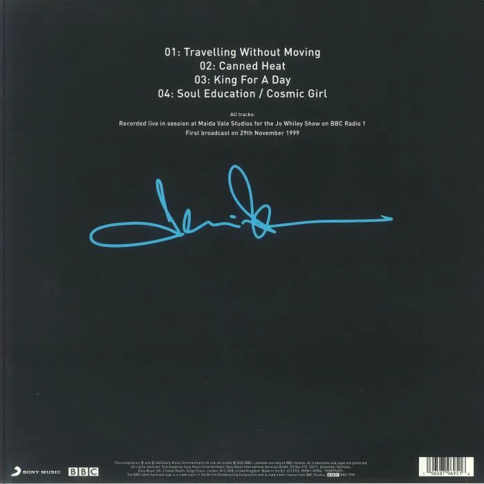 Back cover — JAMIROQUAI — Live At BBC Maida Vale: 1999