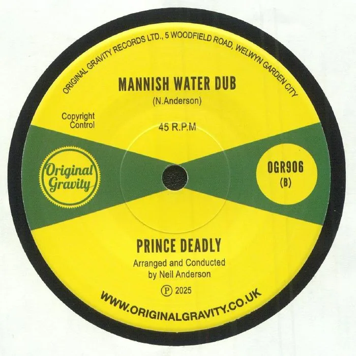 Обратная сторона обложки — The REGULATORS / PRINCE DEADLY — Mannish Water