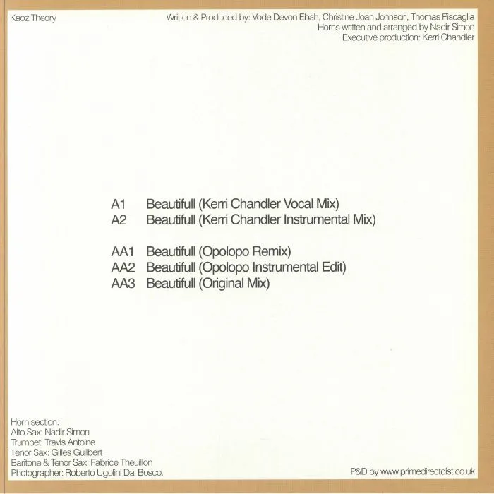 Back cover — Devon MILES — Beautifull