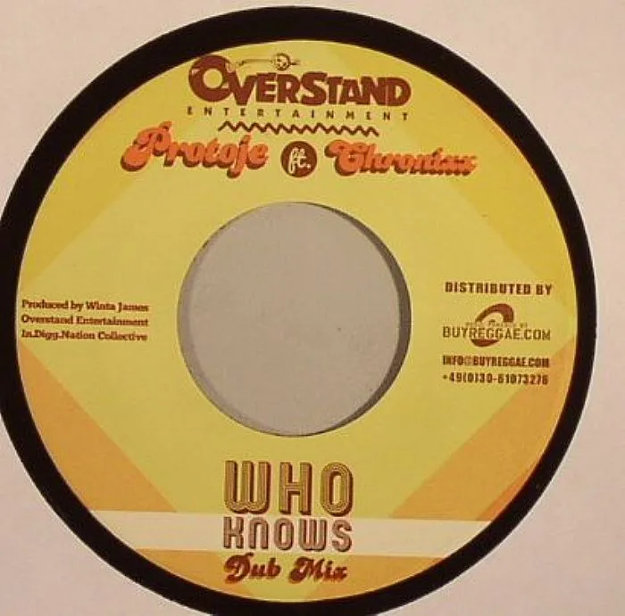 Обратная сторона обложки — PROTOJE feat CHRONIXX — Who Knows