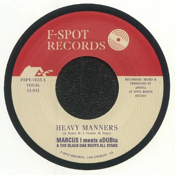 MARCUS I meets ADUBTA / THE BLACK OAK ROOTS ALL STARS — Heavy Manners