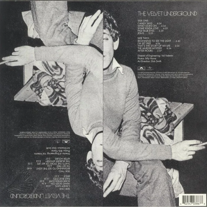 Back cover — The VELVET UNDERGROUND — The Velvet Underground: 45th Anniversary