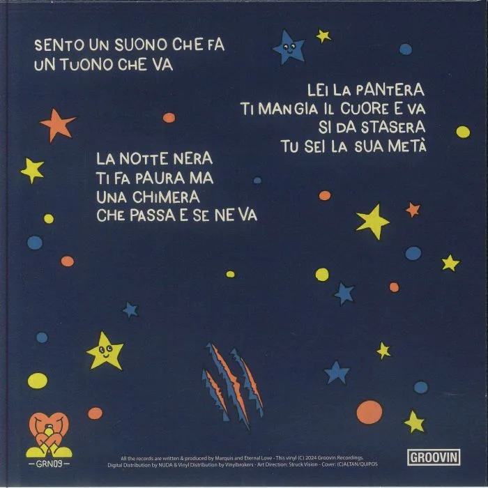 Обратная сторона обложки — ETERNAL LOVE — La Pantera