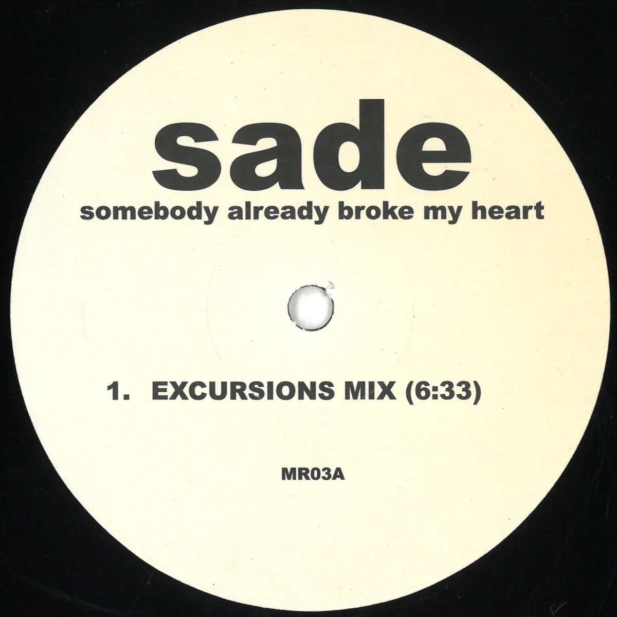 Лицевая сторона обложки — Sade — Somebody Already Broke My Heart / Hang On To Your Love