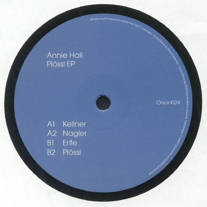 Back cover — Annie HALL — Plossl EP